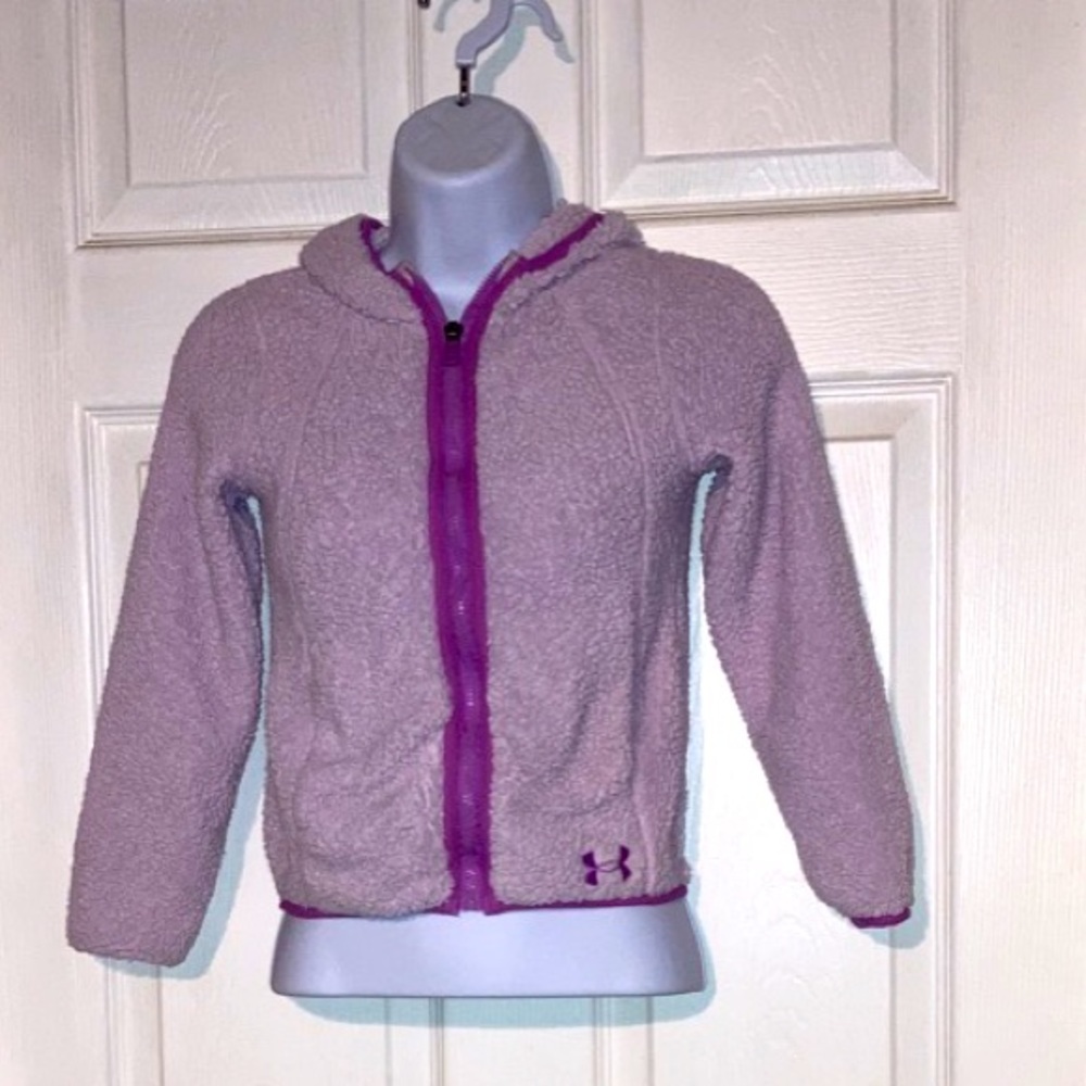 Under Armour kids zip up hooded jacket
